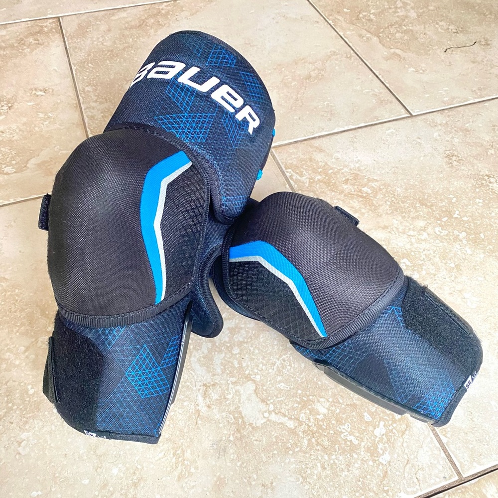 Senior Bauer S21 Hockey Elbow Pads Equipment Adult Large Men’s Left & Right